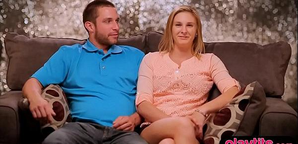  Ordinary US couple tries a threesome sex for the first time